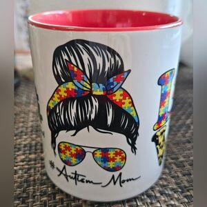 AUSTISM AWARENESS Mom Cup Coffee Mug Brand New
